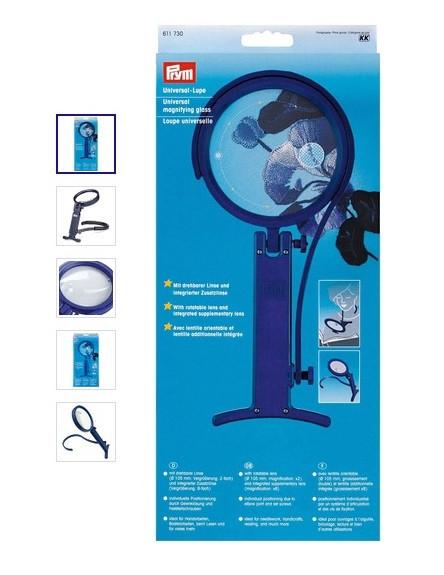 Lente di ingrandimento con staffa Prym