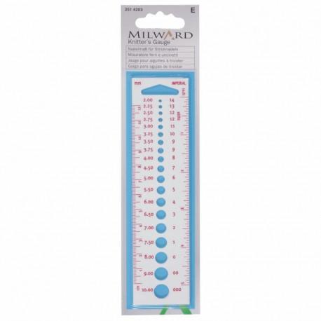 Misuratore ferri e uncinetti Milward