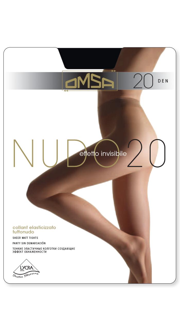 NUDO 20 COLLANT ELASTICIZZATO TUTTONUDO Omsa collant 20 den