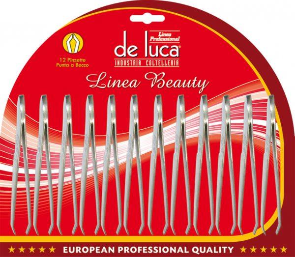 PINZETTE  INOX PUNTA A BECCO De Luca pinzette punta a becco