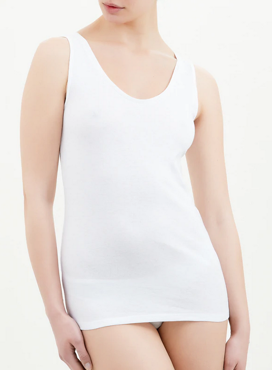 RIB BIO COTTON SL D Ragno canotta sl