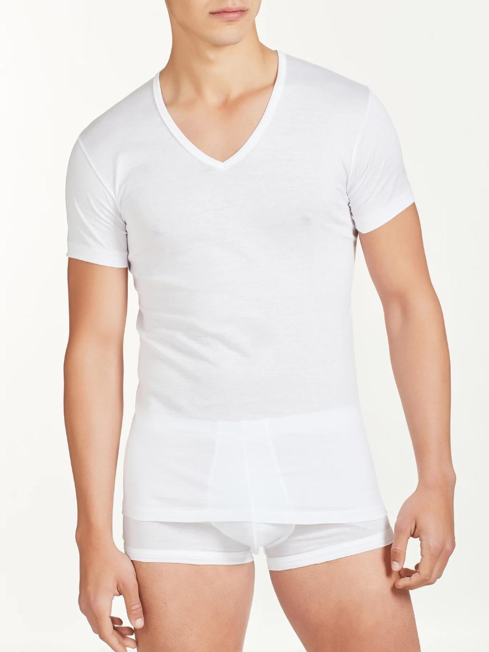 SILKCOTTON  MCV Ragno maglietta scollo V mc