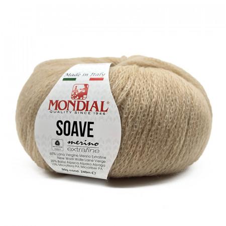 SOAVE
65% Lana Vergine Merino Extrafine 25% Baby Alpaca 10% Microfibra -50 gr- Mondial