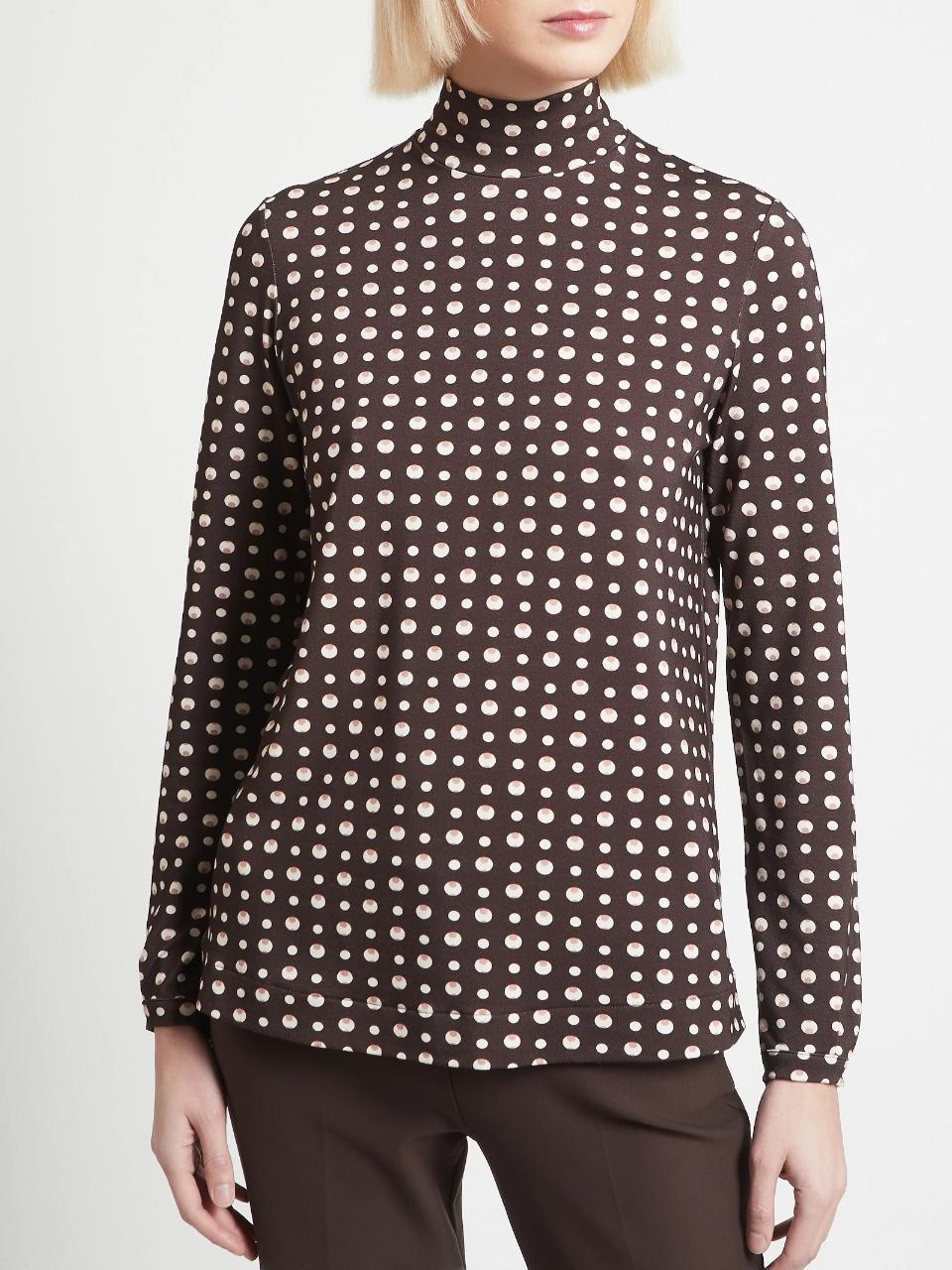 SOFT ML C.ALTO Ragno Blusa collo alto