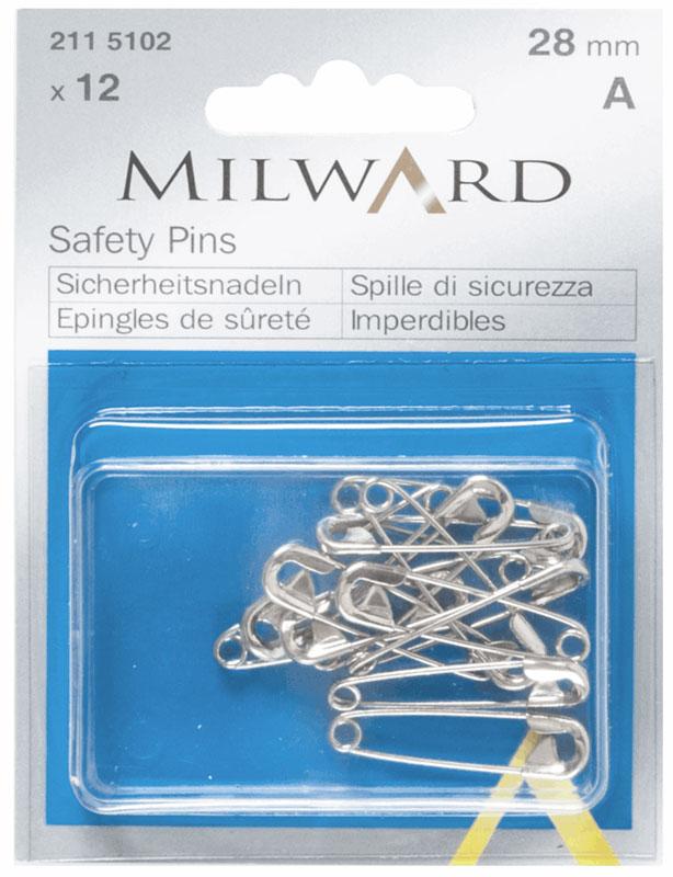 Spille di sicurezza 28 mm Milward Spille