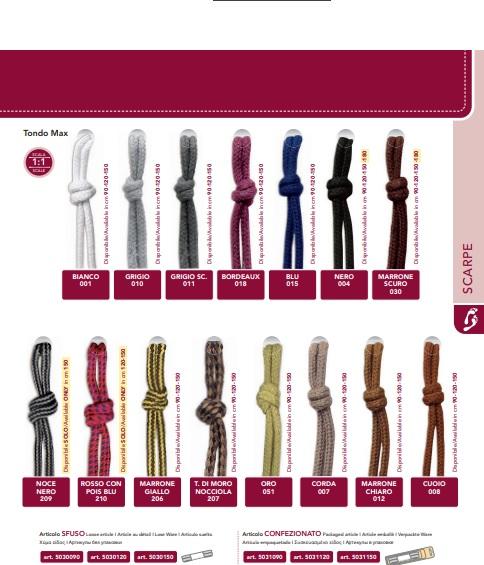 STRINGA CO TONDO MAX 120 Marbet lacci scarpe