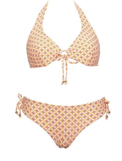TRIANGOLO ALTO + SLIP ANNODATO Verdissima Bikini Triangolo