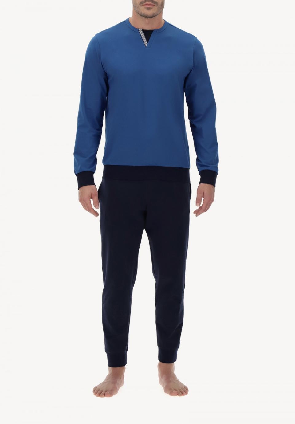 Tuta Girocollo Homewear Jersey Tape Perofil pigiama tuta uomo