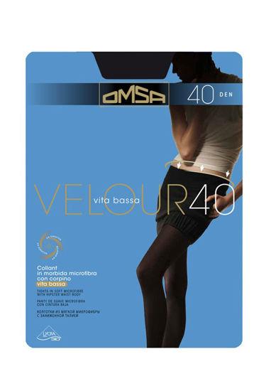 VELOUR 40 VITA BASSA Omsa collant 40 den