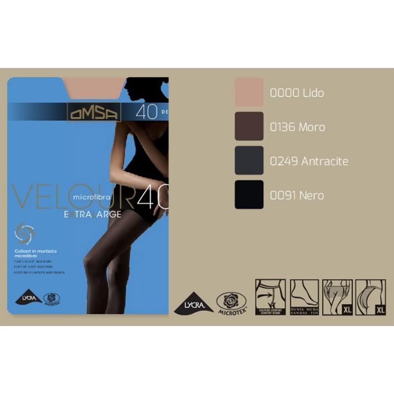 VELOUR 40 XL Omsa collant 40 den