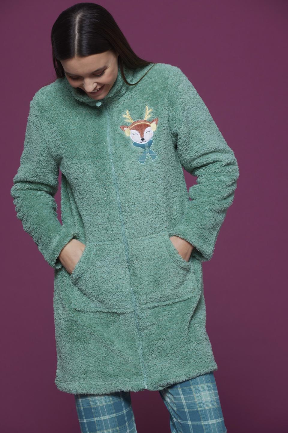 VESTAGLIA DONNA CORAL FLEECE FOXI Noi Di Notte Vestaglia