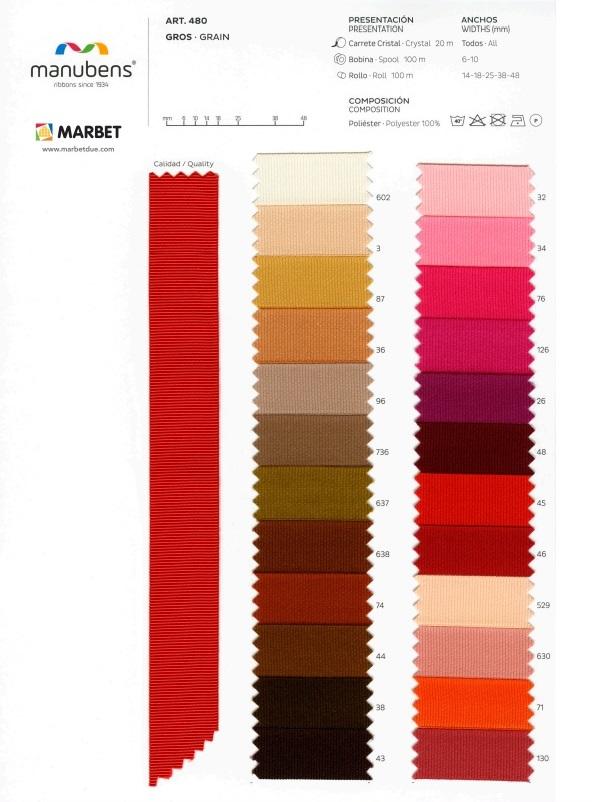 GROS GRAIN 38MM Marbet GROS GRAIN 38MM