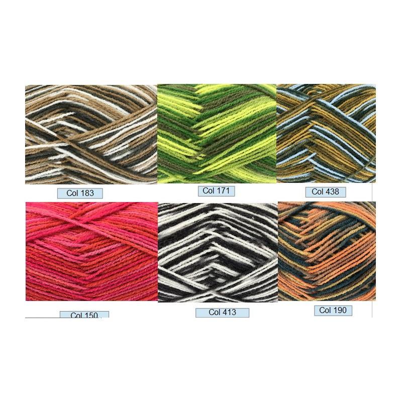 CAREZZA COLOR
80GR, 100% Microfibra Tre Sfere