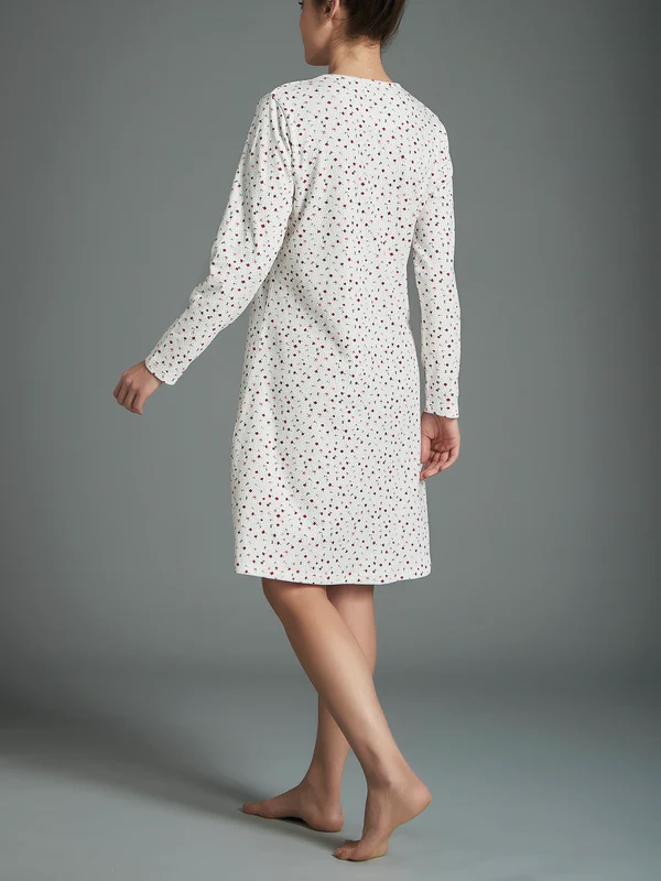 CaldoCoton Cam.APERTA Ragno camicia da donna