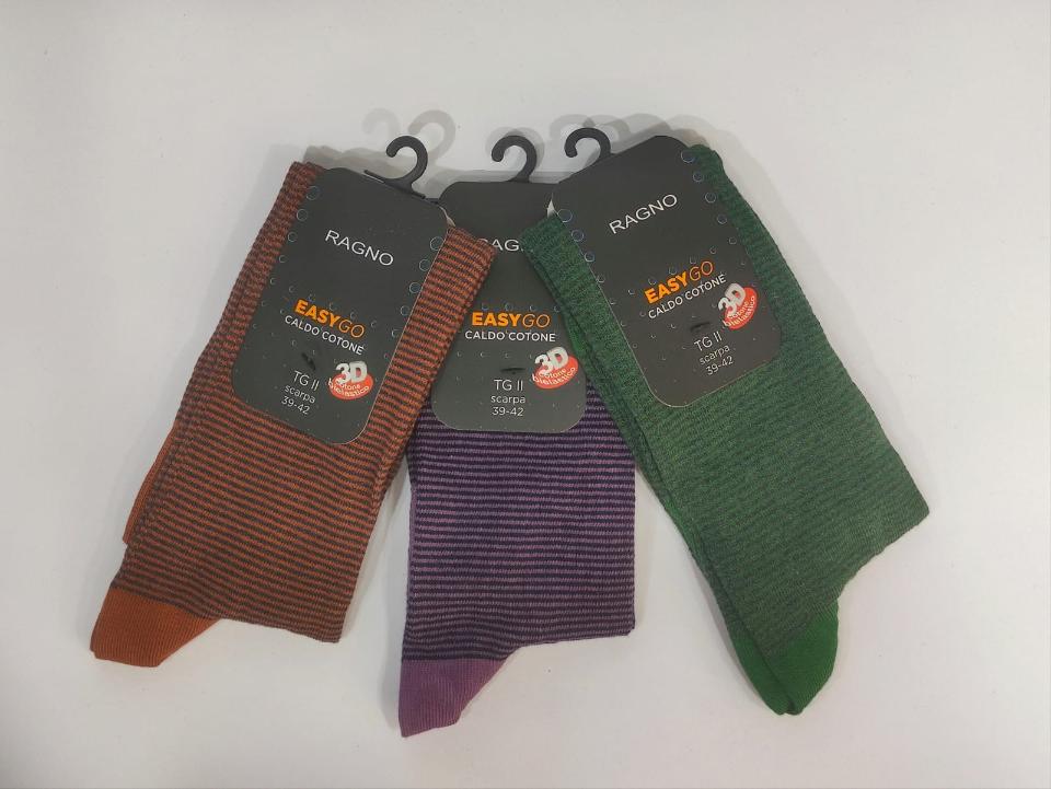 CALZA UOMO  LUNGA TRI PACK Ragno Calza lunga uomo