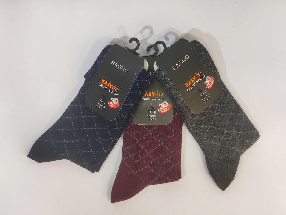 CALZA UOMO CORTA TRI PACK Ragno