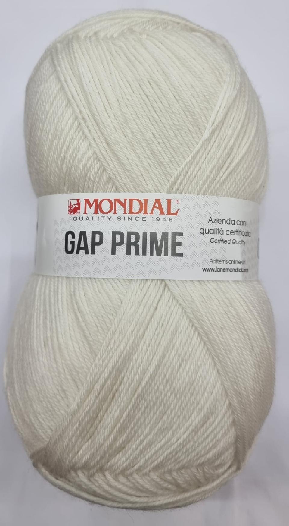 GAP PRIME
52% Lana Vergine Merino 
48% Microfibra PC -250 gr- Mondial