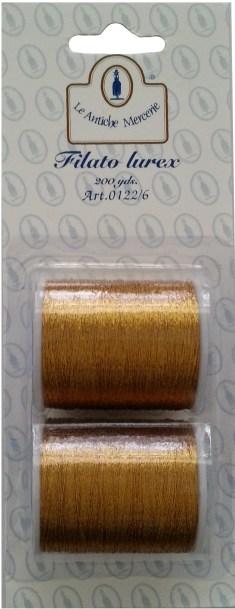 SPOLETTE DI LUREX PER RICAMO 200 YDS Le Antiche Mercerie Spolette lurex