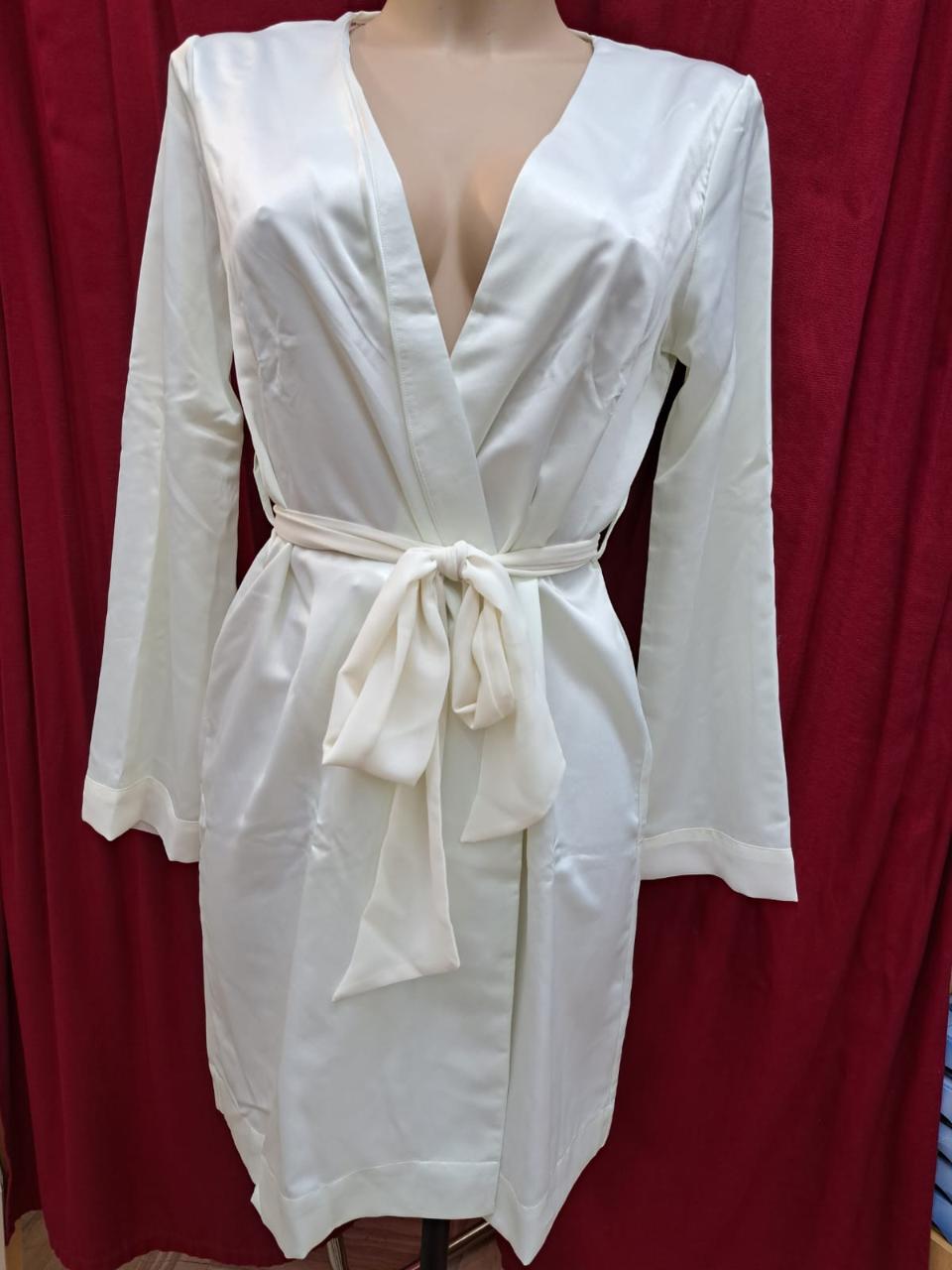 KIMONO IVORY SATIN NIGHT IVORY (Nr) Lovable Vestaglia sposa