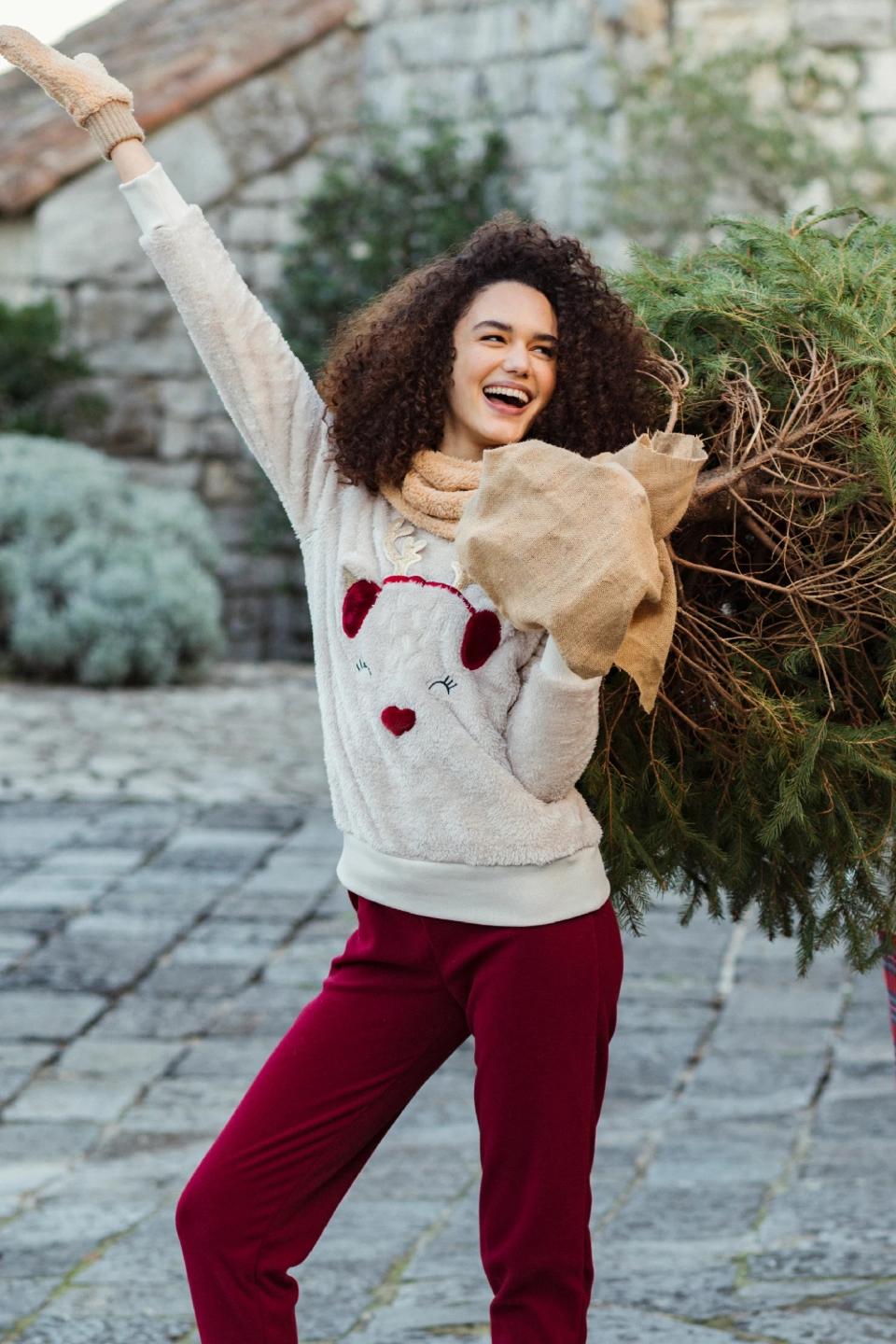 Pigiama Donna Coral (Natale) Noi Di Notte