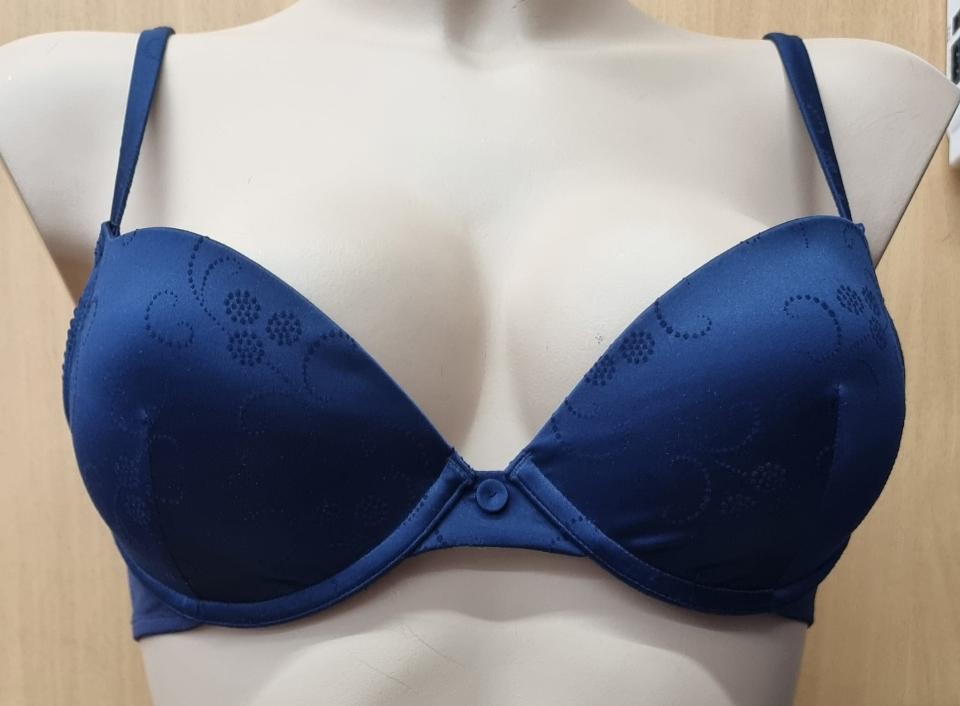 REGGISENO PUSH UP BLUE SATIN Lovable reggiseno