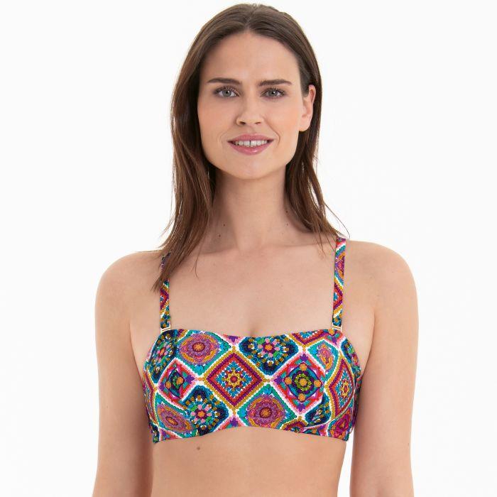 Bikini Fascia Ferretto Rosa Faia