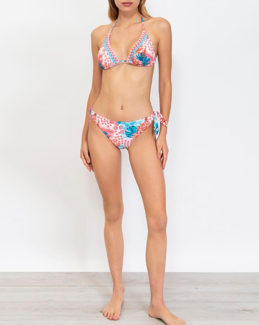 Triangolo Coppe Imbottite Estraibili + Slip Annodato Verdissima Bikini Triangolo