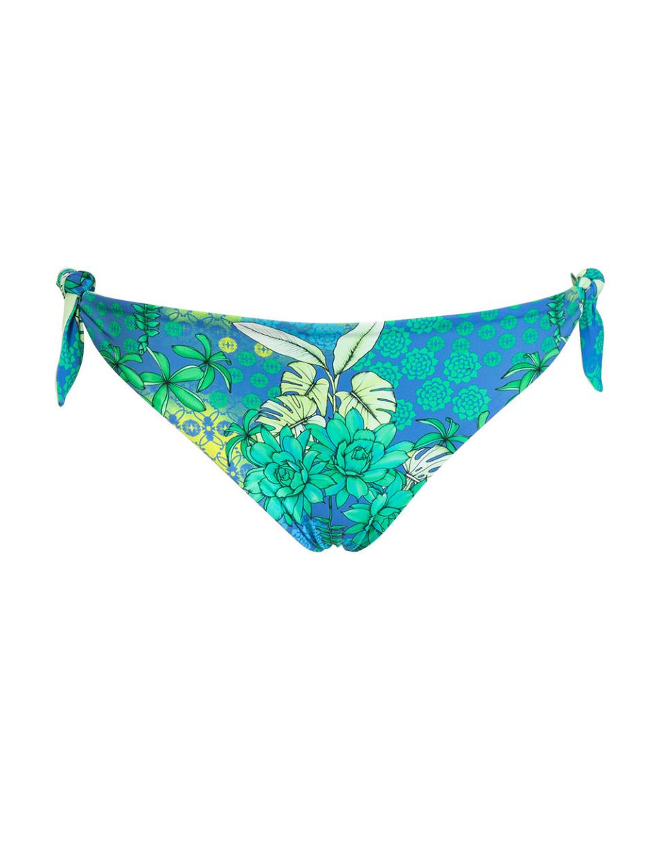 Triangolo Coppe Imbottite Estraibili + Slip Annodato Verdissima Bikini Triangolo