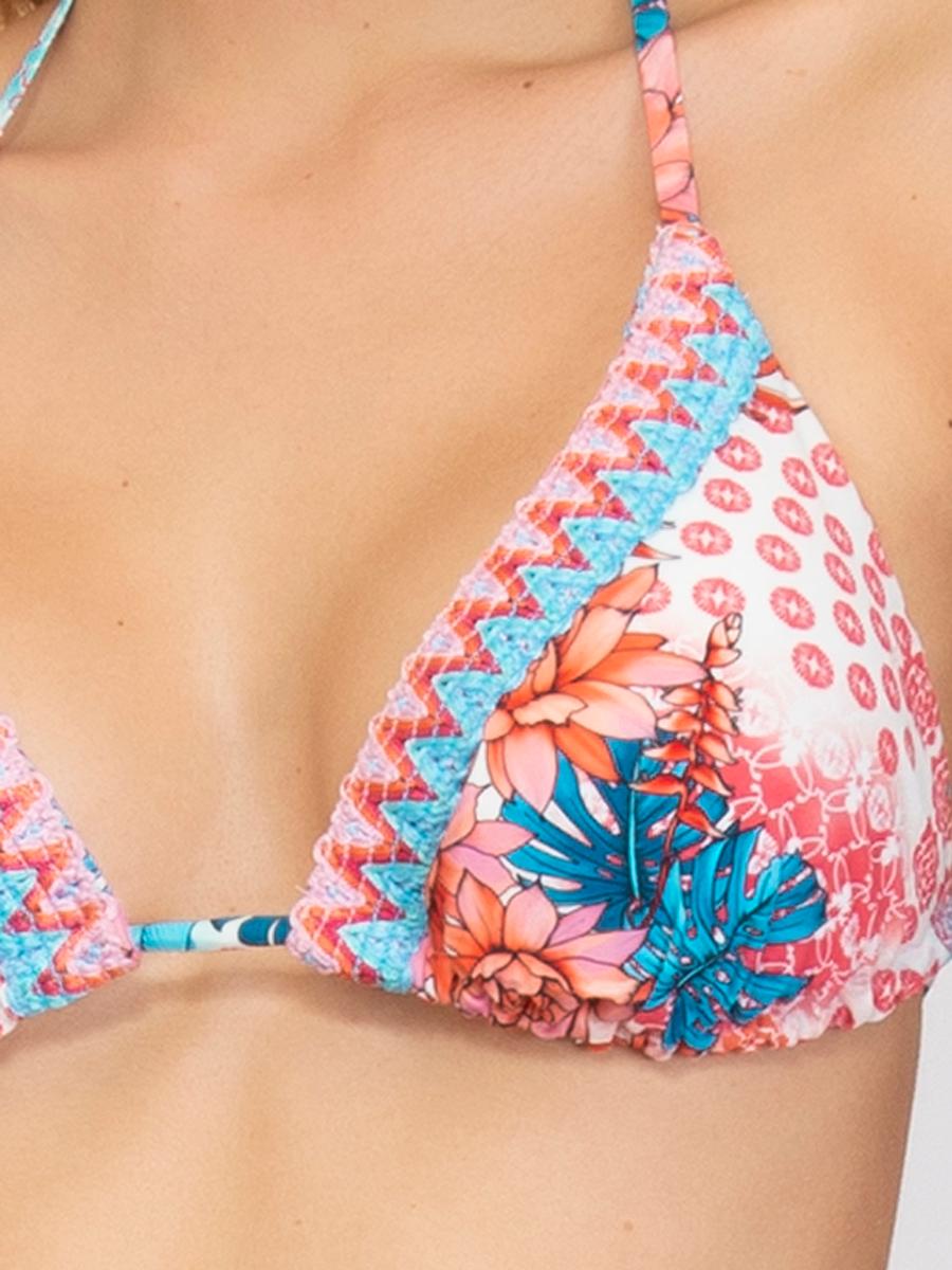 Triangolo Coppe Imbottite Estraibili + Slip Annodato Verdissima Bikini Triangolo