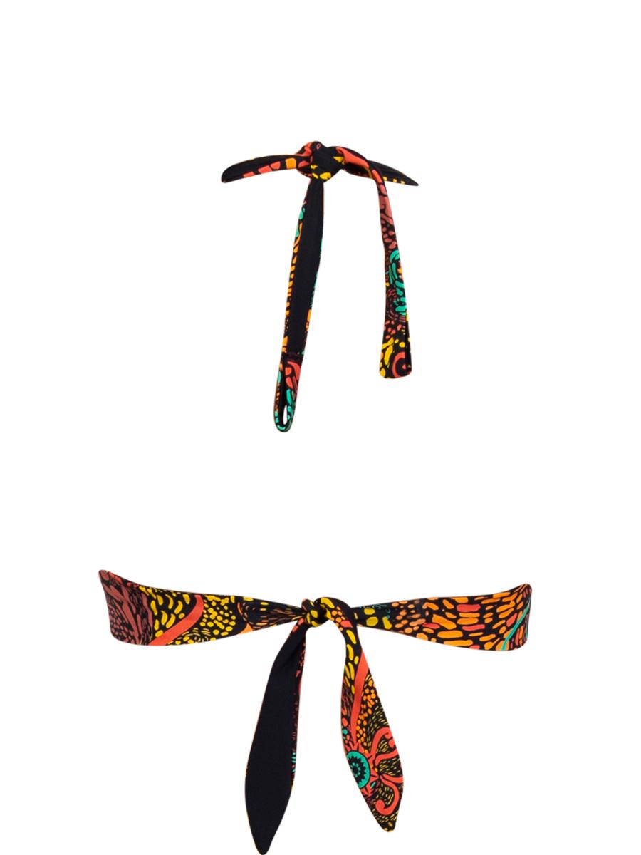 Triangolo Alto Coppe Imbottite Estraibili + Slip Coulisse Verdissima Bikini Triangolo