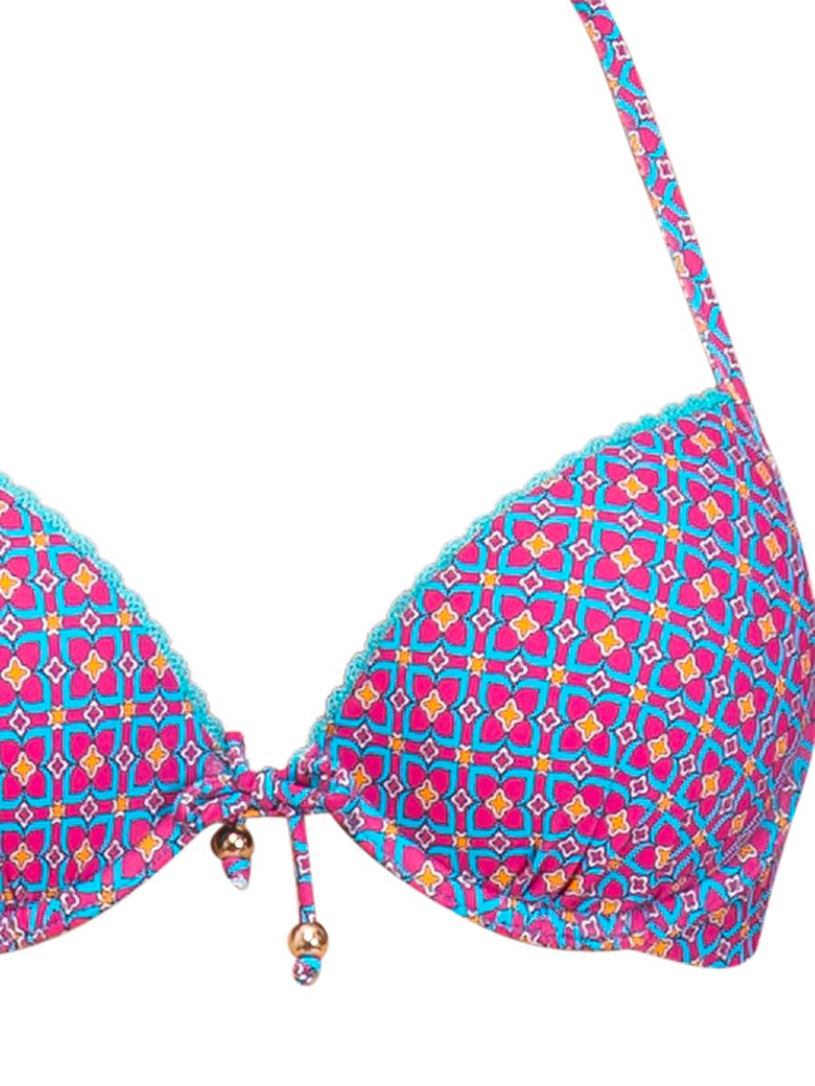 Push Up con Lunette Estraibili + Slip Coulisse Verdissima Bikini Coppa