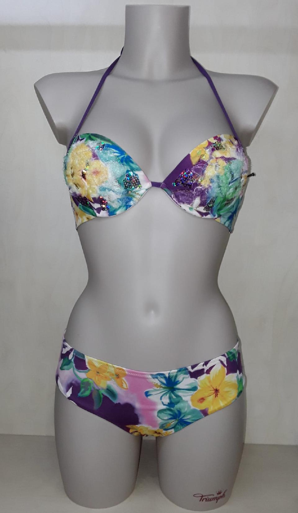 MINI PUSH UP+COULOTTE VerdeVeronica costume push-up