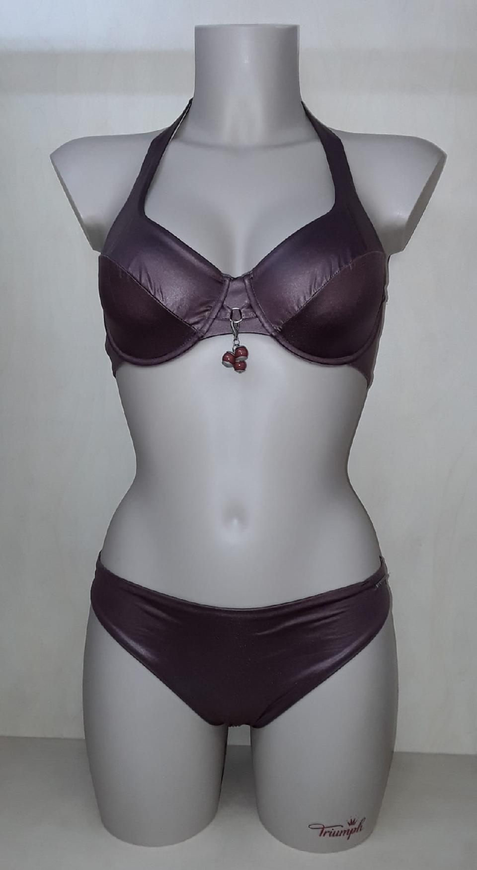 FERRETTO CUP D +  SLIP MEDIO Verdissima Bikini Ferretto