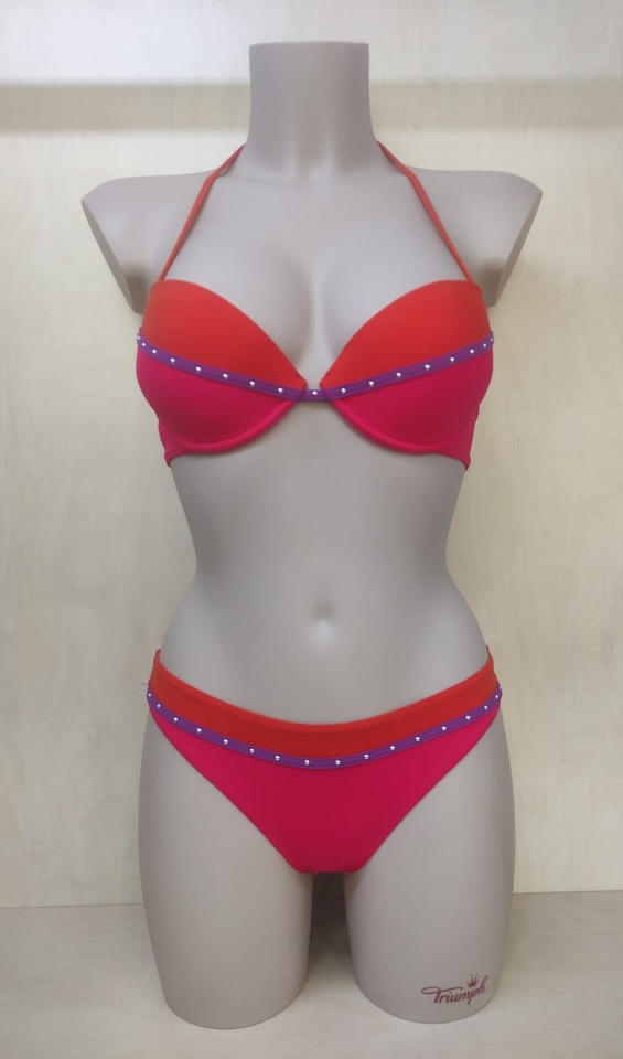 PUSH UP+SLIP MEDIO C Verdissima bikini push-up