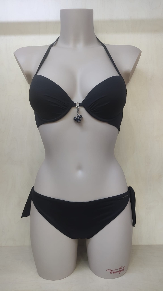 PUSH-UP GEL C + SLIP ANNODATO Verdissima costume push-up