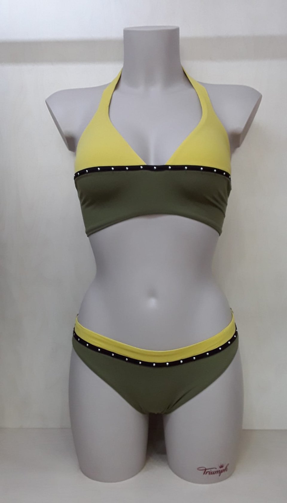 TRI ALTO + SLIP MEDIO C Verdissima Bikini Triangolo