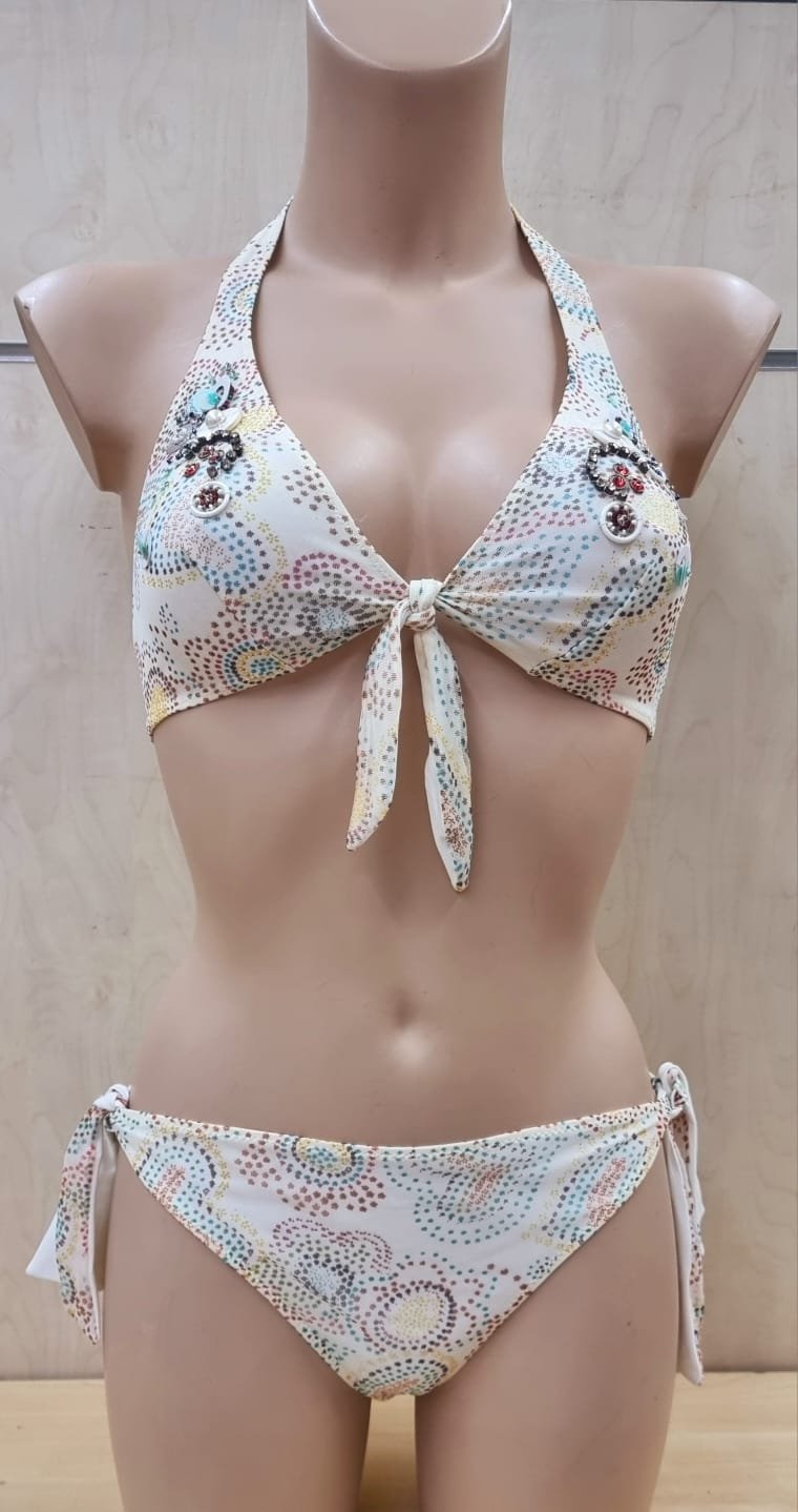 Triangolo Alto + Slip Nodo Verdissima Bikini Triangolo