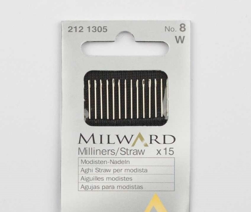 Aghi Straw Per Modista No.8
15pz. Milward Aghi