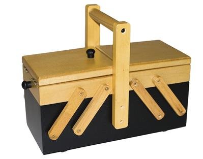 Portalavori 28x14x24,5 cm nero/faggio Stafil Portalavori