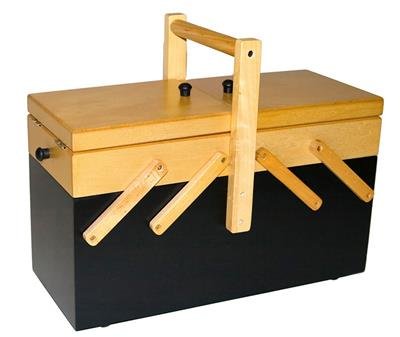 Portalavori 40x20x22 cm nero/faggio Stafil Portalavori