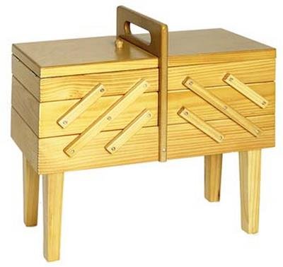 Portalavori legno chiaro 43x21x45 cm Stafil Portalavori