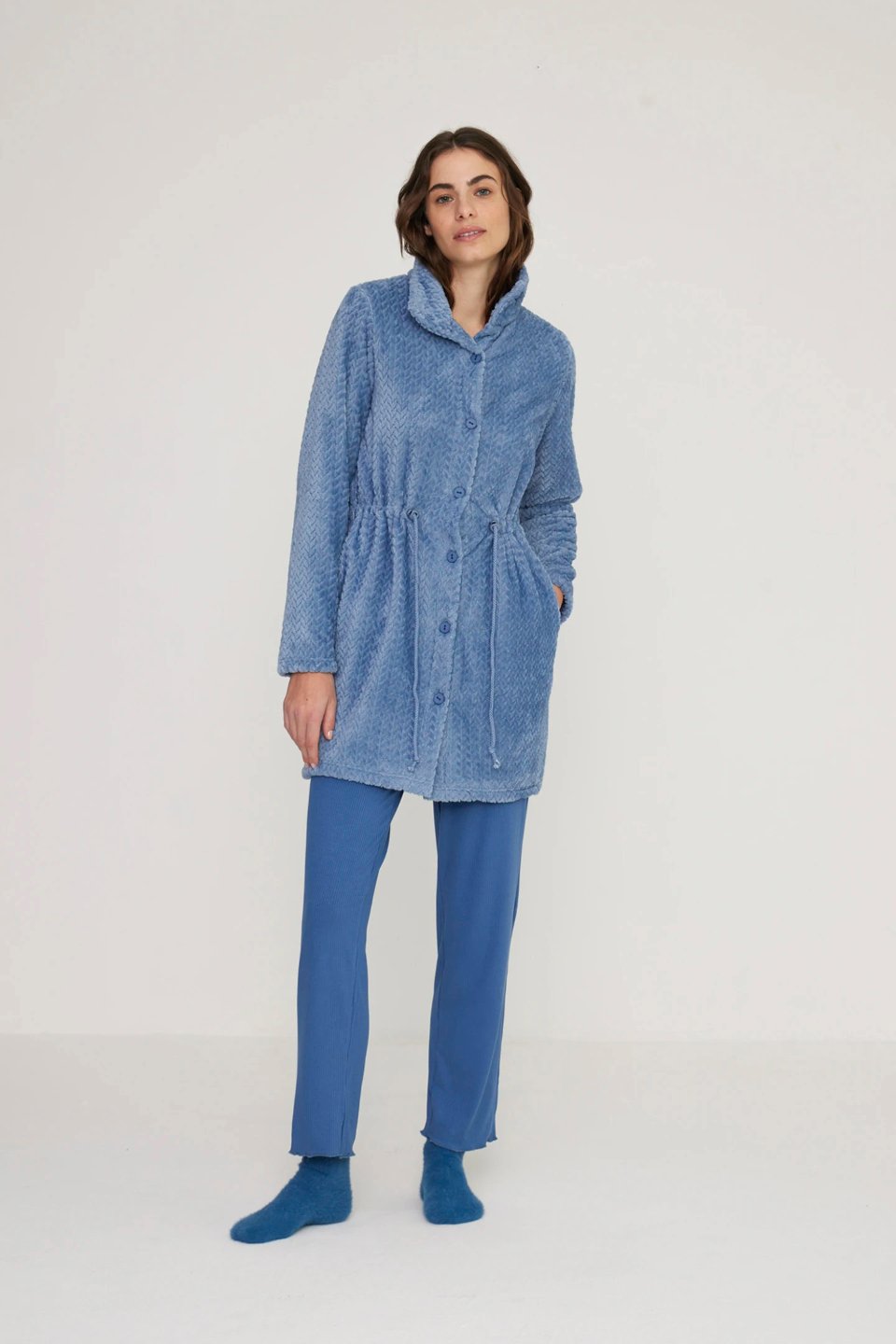 Vestaglia Donna Coral Flecee Noi Di Notte