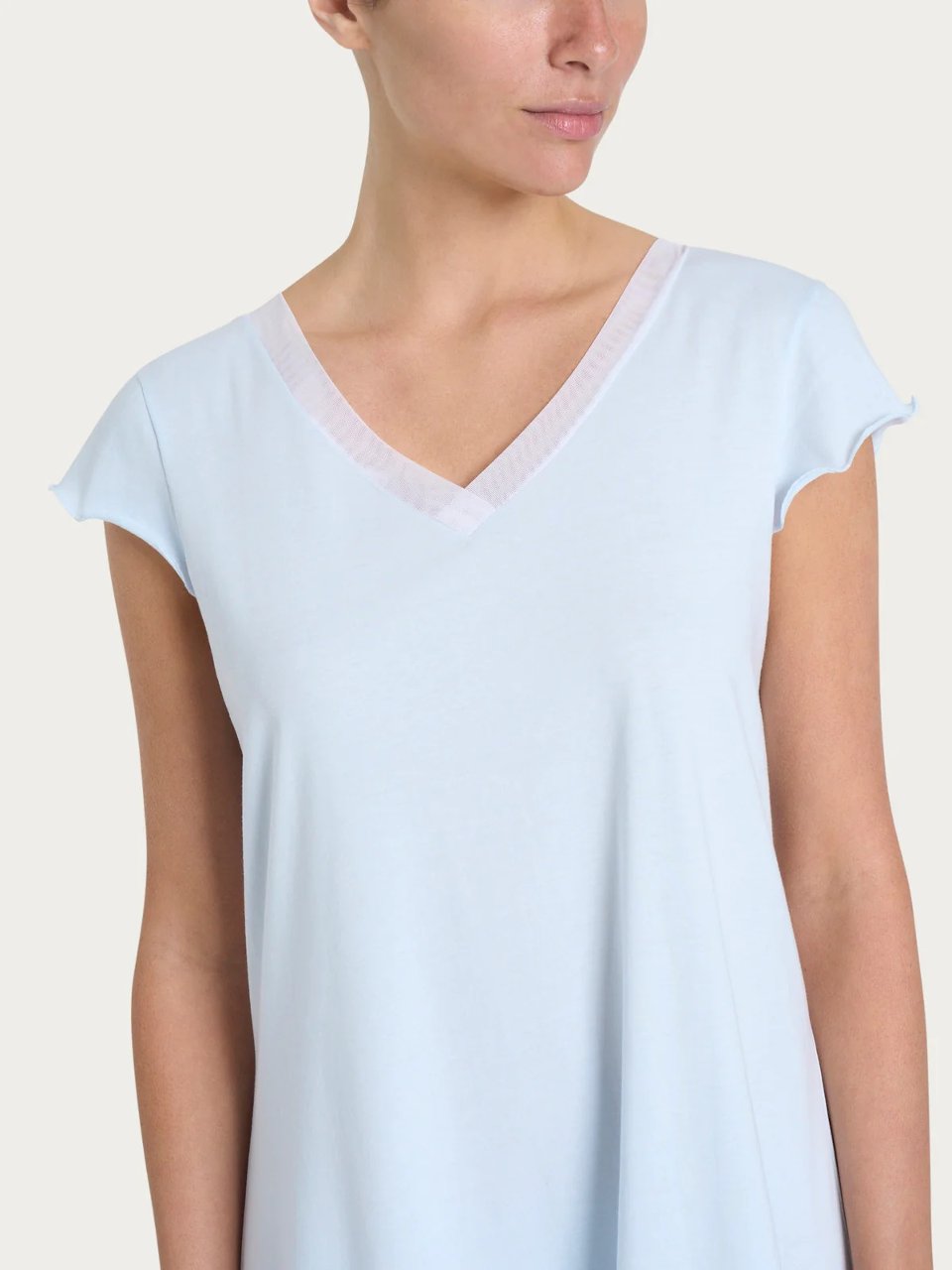 CAMICIA MC SCOLLO V -RAINBOW- Ragno camicia da notte donna