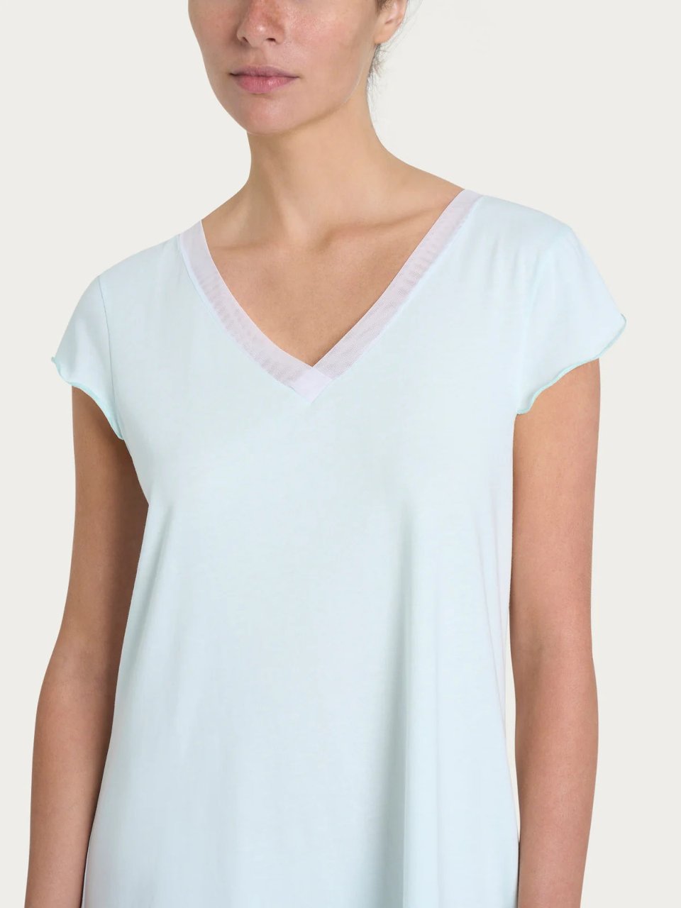 CAMICIA MC SCOLLO V -RAINBOW- Ragno camicia da notte donna