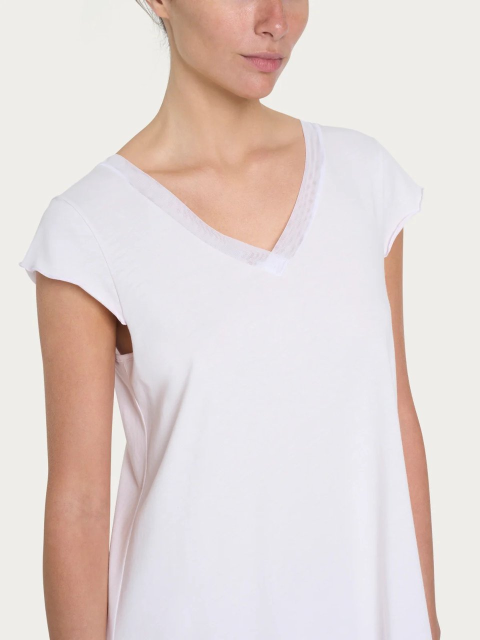 CAMICIA MC SCOLLO V -RAINBOW- Ragno camicia da notte donna