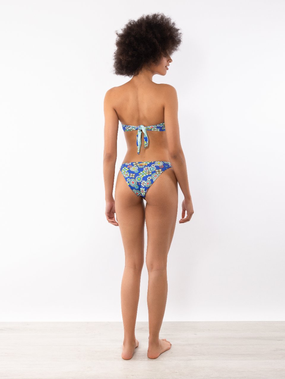 Fascia coppe estraibili + Slip annodato Verdissima Bikini Fascia