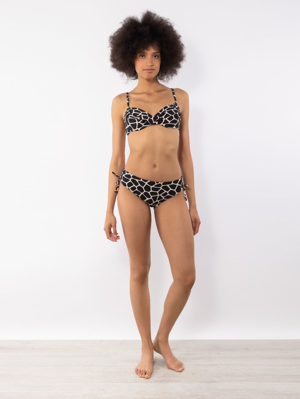 Reggiseno francese con ferretto + Slip coulisse Verdissima Bikini Ferretto