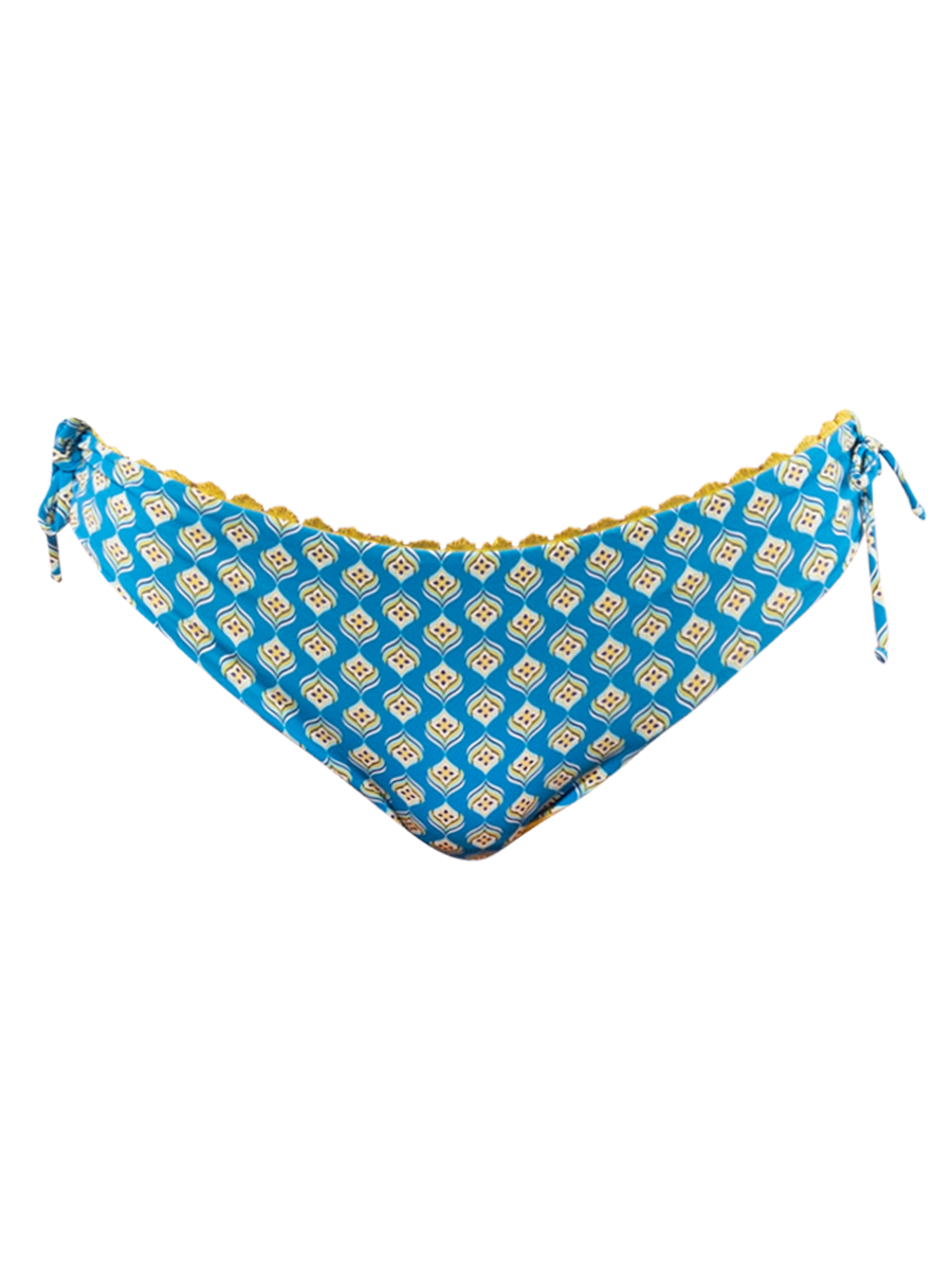 Push Up con lunetta estraibile + Slip laccetti Verdissima Bikini Coppa