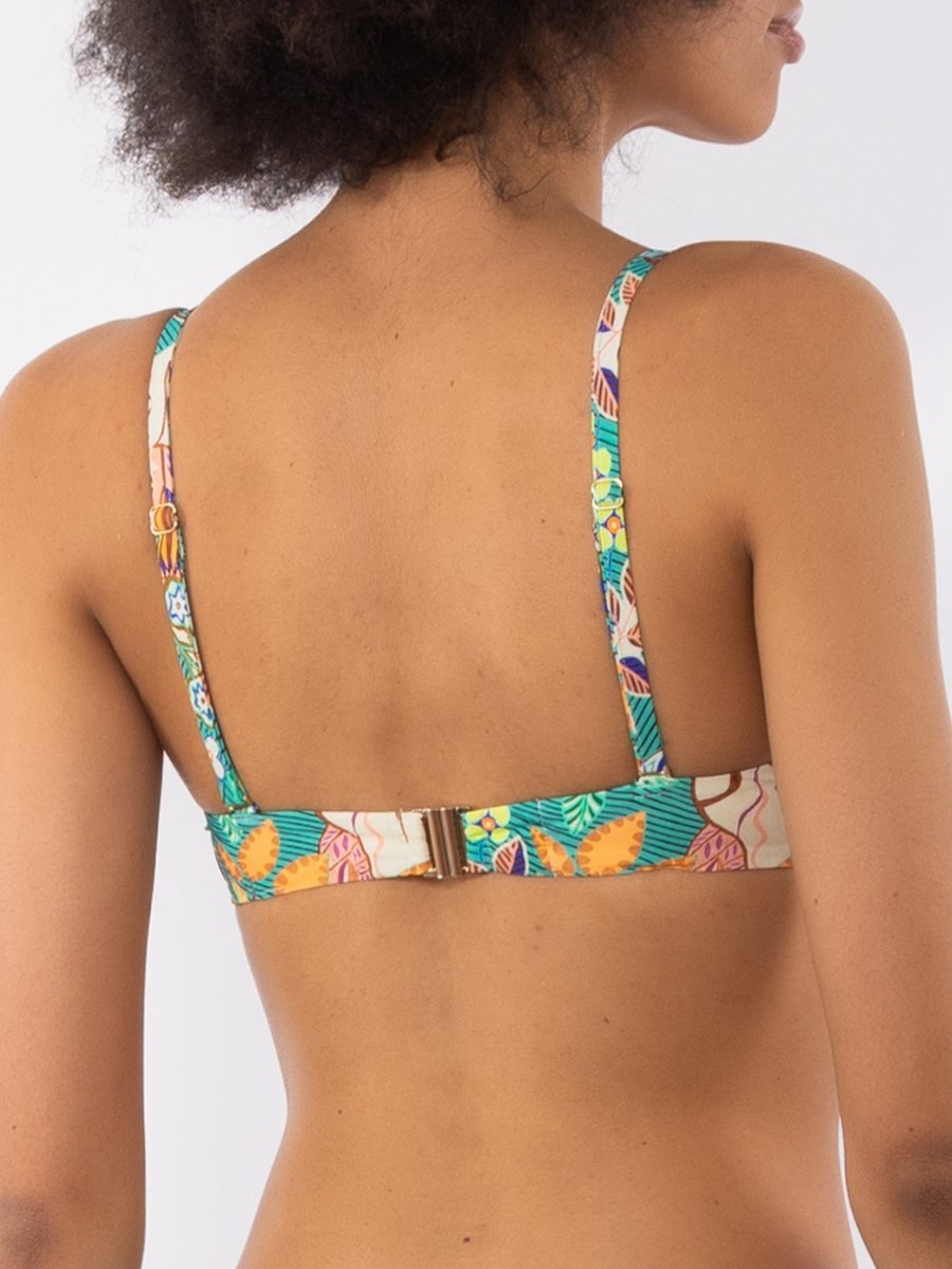 Reggiseno coppa e ferretto + Slip coulisse Verdissima Bikini Coppa