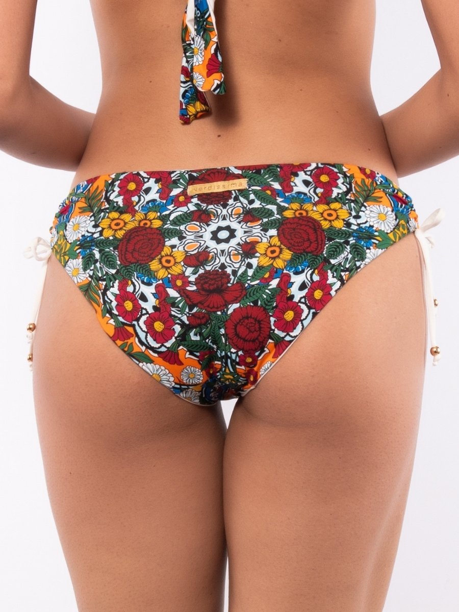 Fascia con coppa estraibile + Slip coulisse Verdissima Bikini Fascia